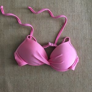 Pink bathing suit top